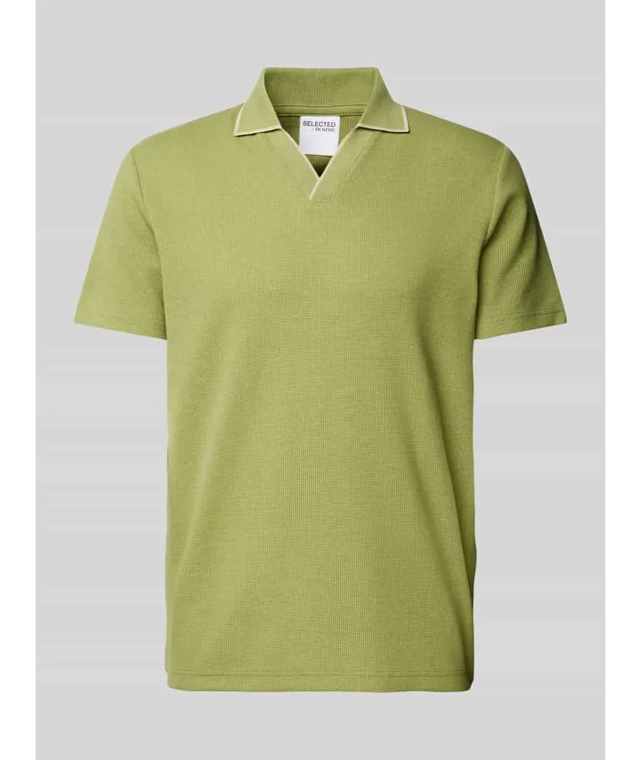 obrazek 1 Koszulka polo o kroju regular fit z kołnierzem z połami model ‘ADLEY WAFFLE’