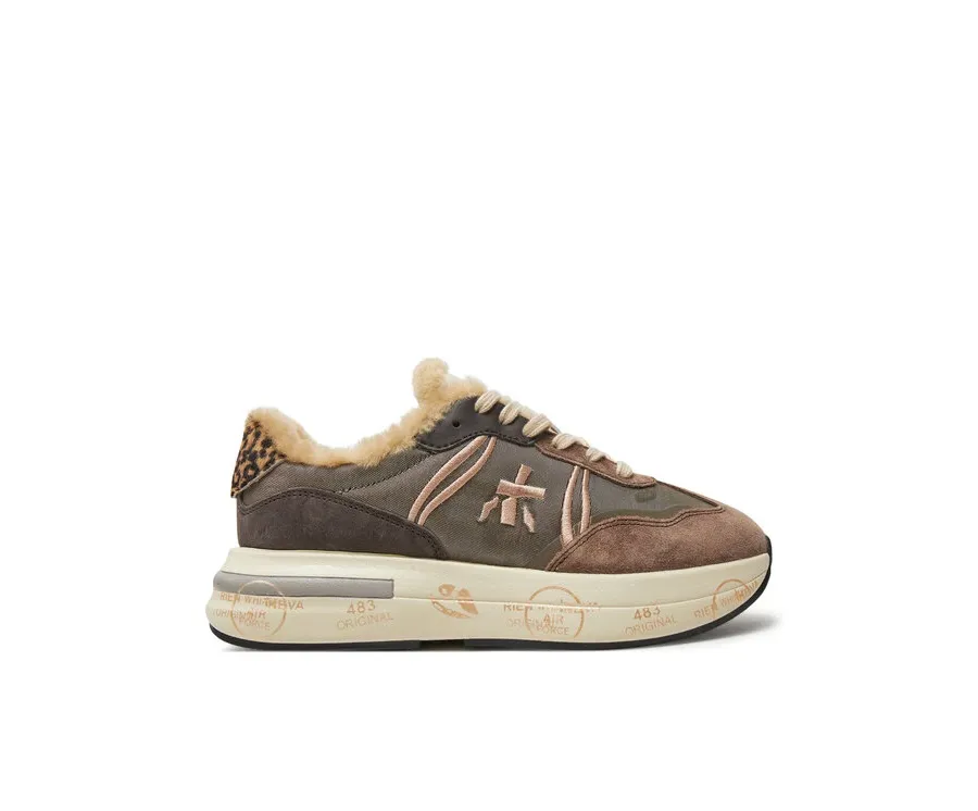 obrazek 1 Premiata Sneakersy Cassie 7072M Brązowy