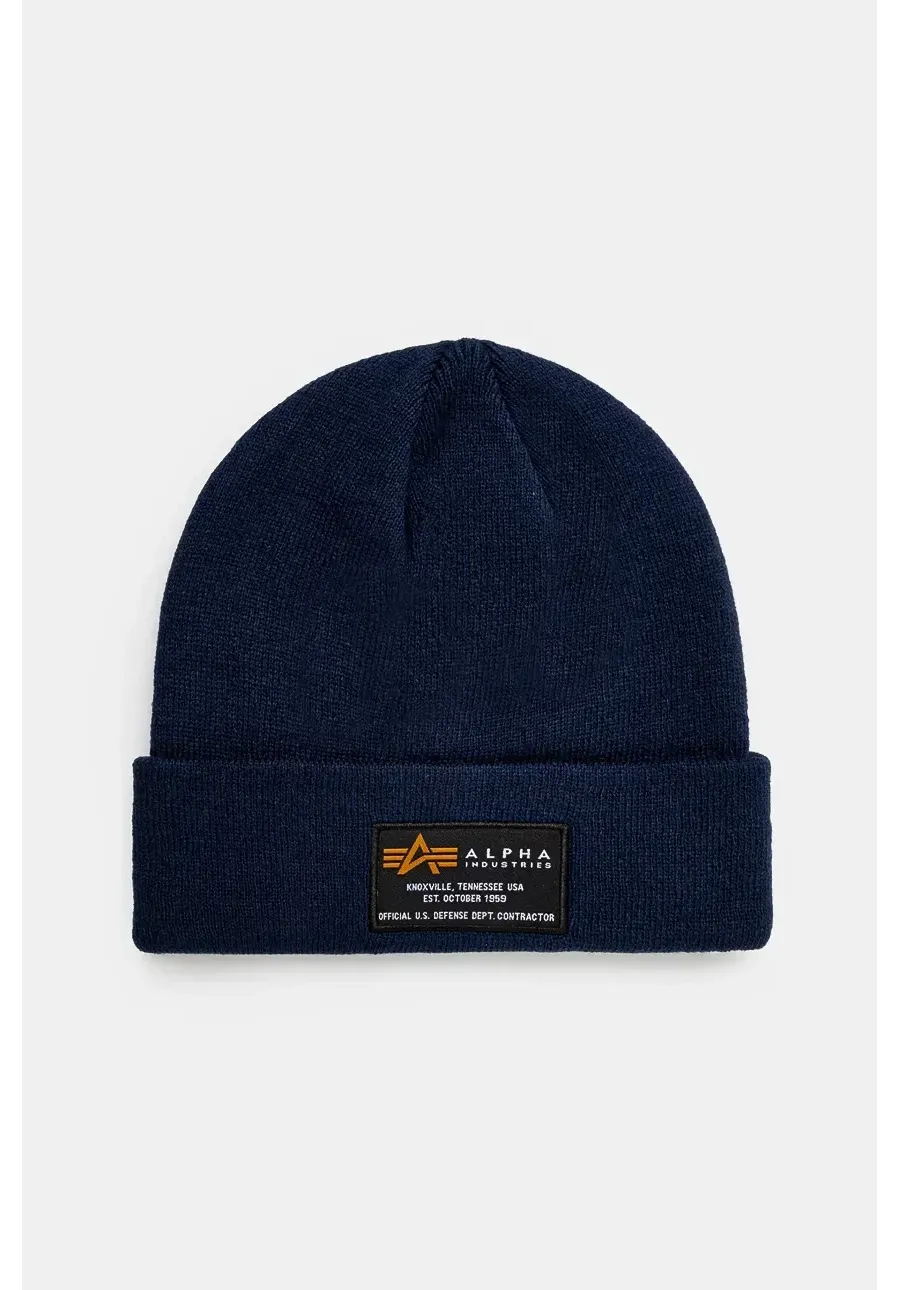 obrazek 1 Alpha Industries czapka Crew Beanie kolor granatowy  128924