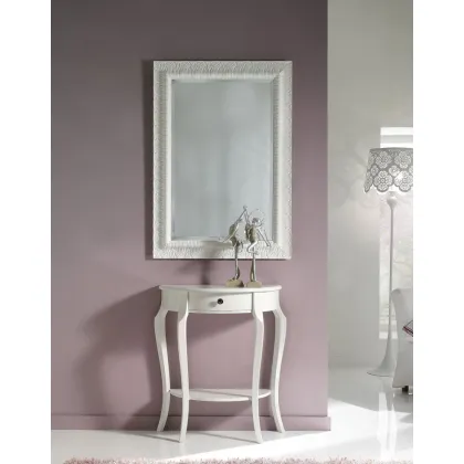 Picture White, lacquered rectangular mirror - Zanini