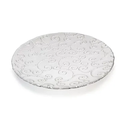 Zdjęcie Ekskluzywny talerz z kolekcji Enlace z bogatym reliefowym zdobieniem – Vista Alegre