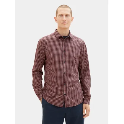 Zdjęcie Tom Tailor Koszula 1037436 Bordowy Regular Fit