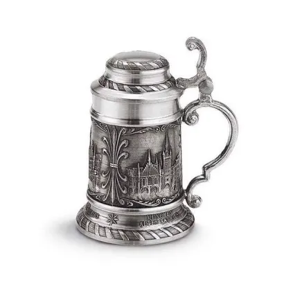 Zdjęcie Mini kufel do alkoholu z pewteru