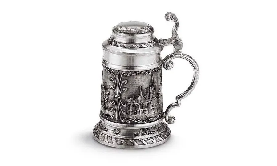 obrazek 1 Mini kufel do alkoholu z pewteru