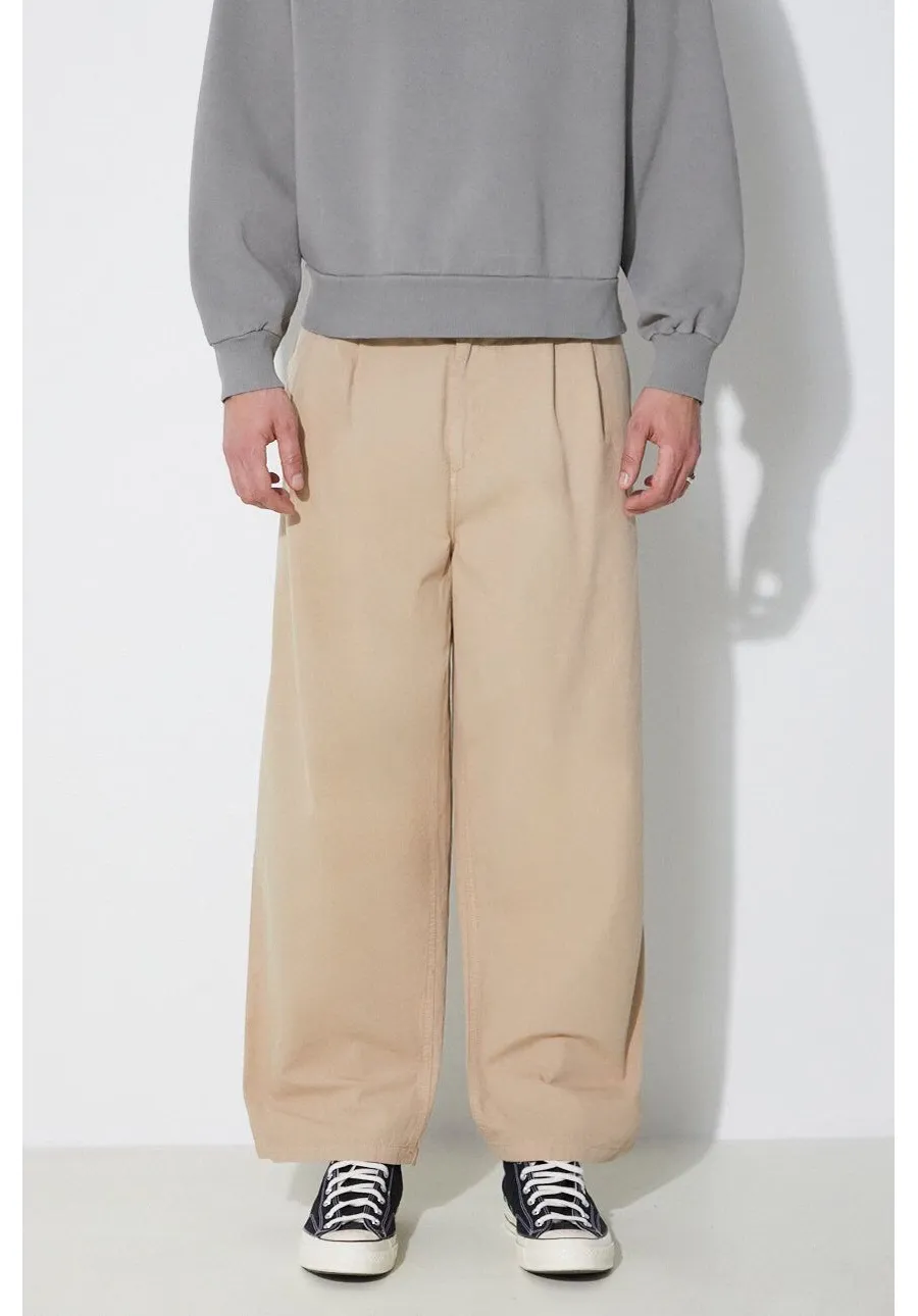obrazek 1 Carhartt WIP spodnie bawełniane Colston Pant kolor beżowy proste I031514.G1GD