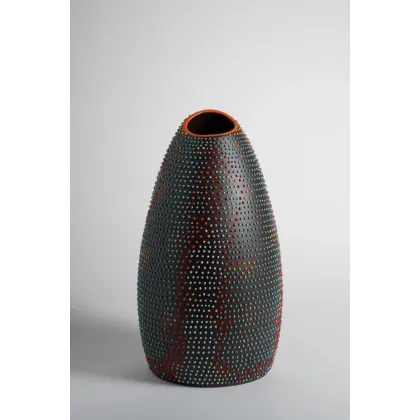 Zdjęcie Stylowy ceramiczny wazon z włoch  - Design Andrea Mancuso