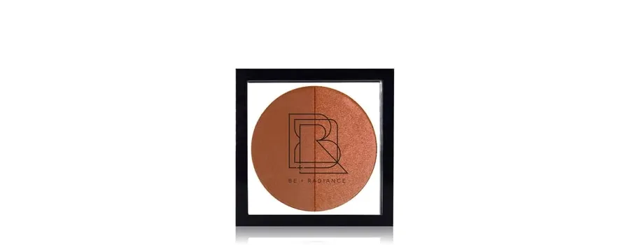 obrazek 1 BE + RADIANCE Set + Glow Probiotic Powder + Highlighter Paleta rozświetlaczy 10 g N°70