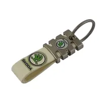 Picture Luxurious leather keychain for automotive companies