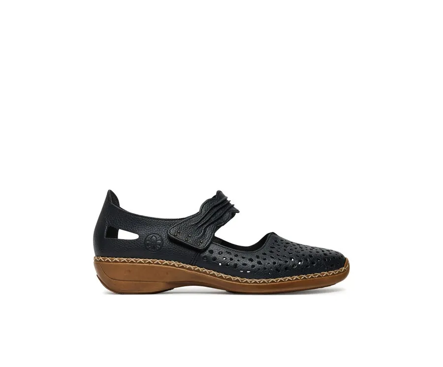 obrazek 1 Rieker Półbuty 41399-14 Czarny