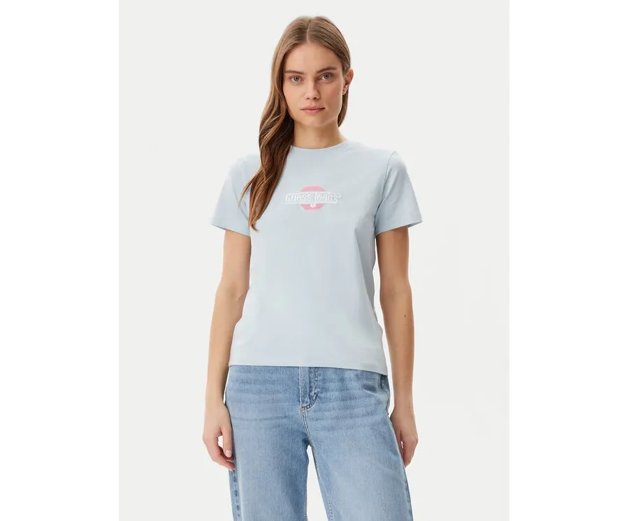 obrazek 1 Guess Jeans T-Shirt W5GI26 J1314 Granatowy Regular Fit