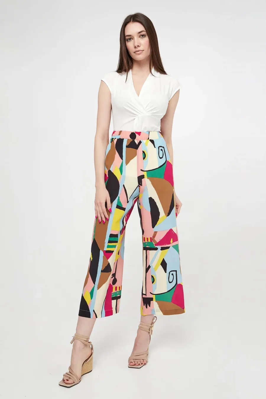 obrazek 1 Spodnie damskie jedwabne Gradara WEEKEND MAX MARA Weekend Max Mara