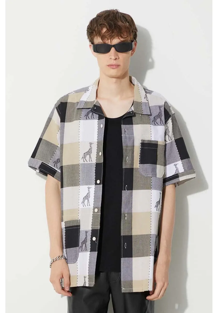 obrazek 1 Engineered Garments koszula bawełniana męska regular z kołnierzykiem button-down