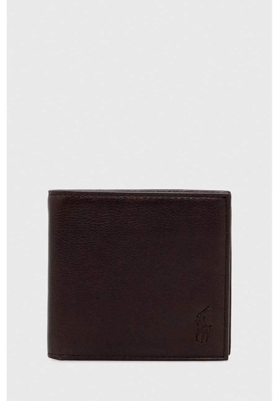 obrazek 1 Polo Ralph Lauren portfel skórzany męski kolor brązowy