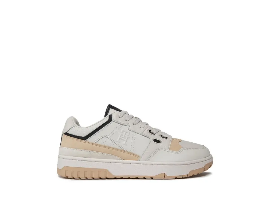 obrazek 1 Tommy Hilfiger Sneakersy Th Basket Street Lth FM0FM04874 Szary