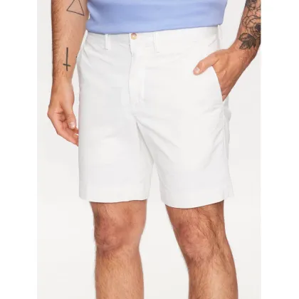 Zdjęcie Polo Ralph Lauren Szorty materiałowe 710799213031 Biały Slim Fit