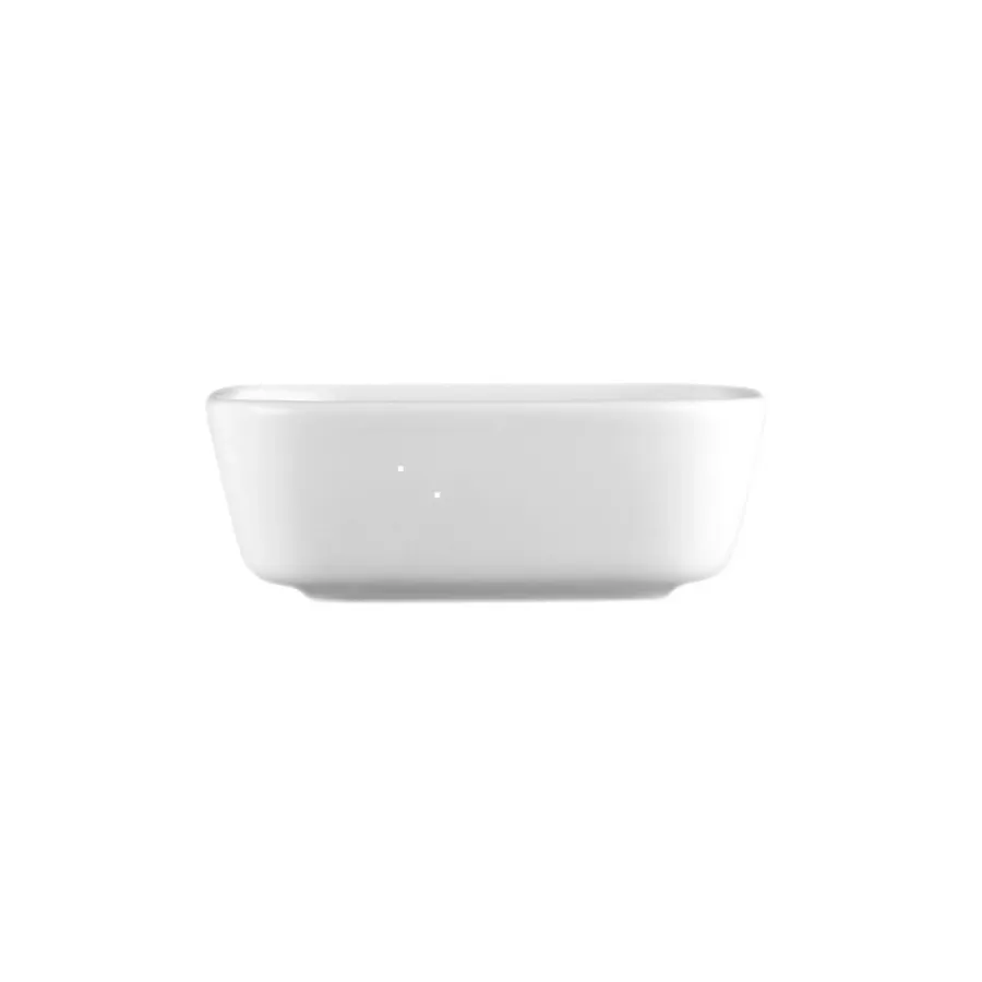 obrazek 2 Piękna biała kwadratowa porcelanowa miska 11x11x4 cm z Niemiec - Seltmann Weiden