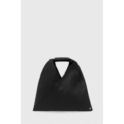 Zdjęcie MM6 Maison Margiela torebka skórzana kolor czarny SB6WD0013