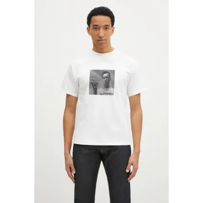 Zdjęcie No Problemo t-shirt bawełniany I ll Be Back SS Tee męski kolor biały z nadrukiem NP60005.02