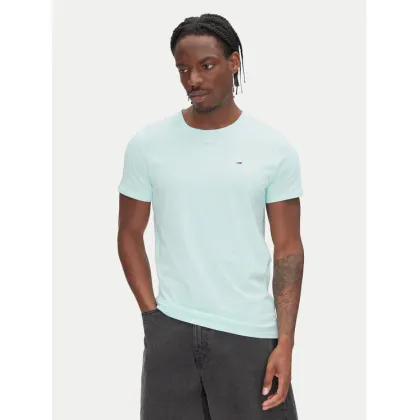 Zdjęcie Tommy Jeans T-Shirt DM0DM04411 Zielony Slim Fit