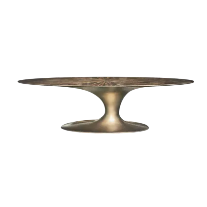 Picture Avant-garde brass dining table - Gdańsk