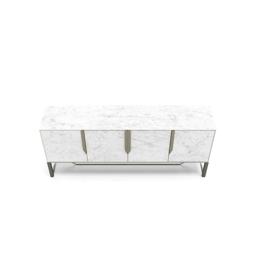 obrazek 2 Oryginalny modernistyczny kredens z Włoch do salonu