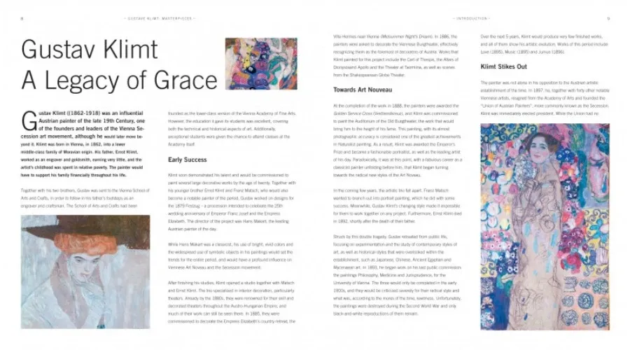 obrazek 2 Książka Gustav Klimt Arcydzieła sztuki - Flame Tree Publishing