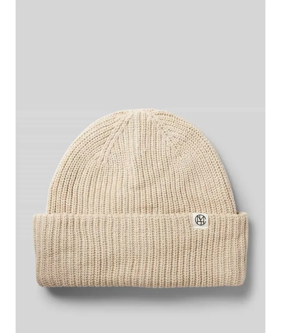 obrazek 1 Czapka beanie z naszywką z logo model ‘Galline Rachelle’