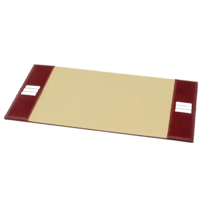 Zdjęcie Pojedyncza brązowa podkładka ze skóry na biurko - sklep Luxury Products