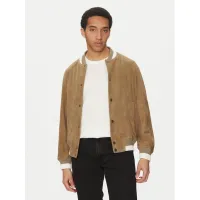 Zdjęcie HUGO Kurtka skórzana Ledam 50534326 Beżowy Relaxed Fit