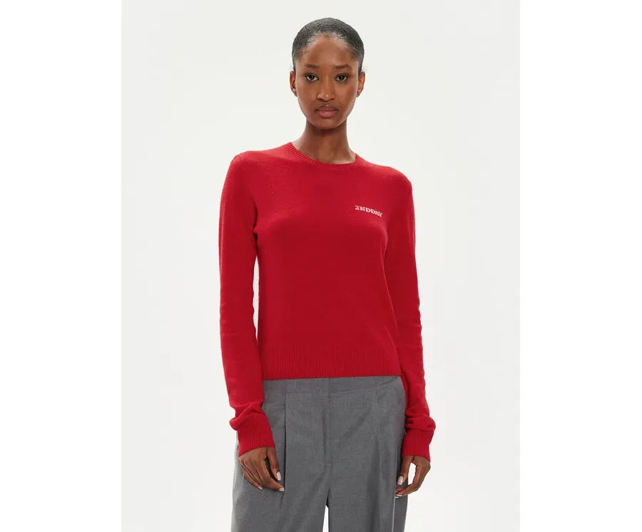 obrazek 1 2NDDAY Sweter Lance TT 2244340408 Czerwony Regular Fit