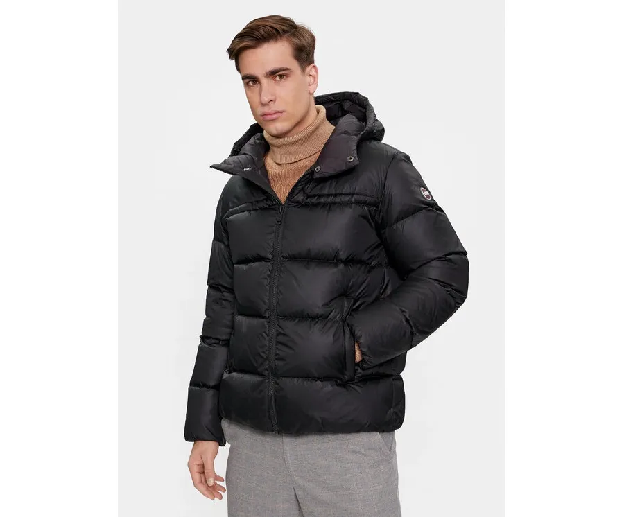 obrazek 1 Colmar Kurtka puchowa Waxed 1271 3XW Czarny Regular Fit