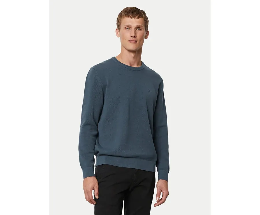 obrazek 1 Marc O'Polo Sweter M26 5023 60074 Niebieski Regular Fit