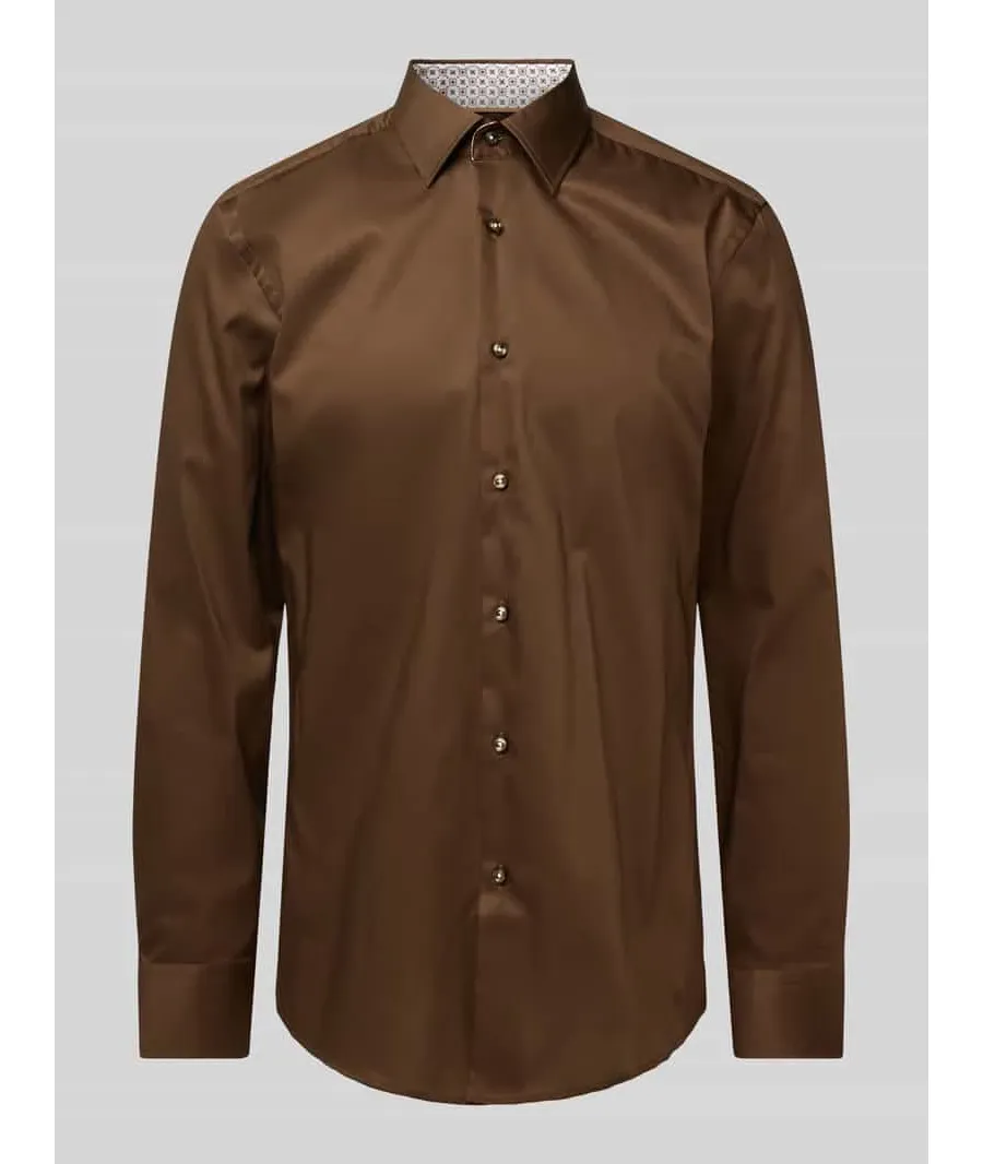 obrazek 1 Koszula biznesowa o kroju slim fit z listwą guzikową model ‘Hank’