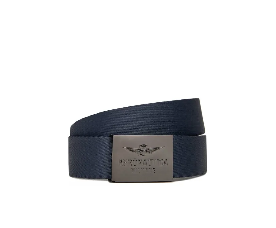 obrazek 1 Aeronautica Militare Pasek Męski 251CI299CT3209 Granatowy