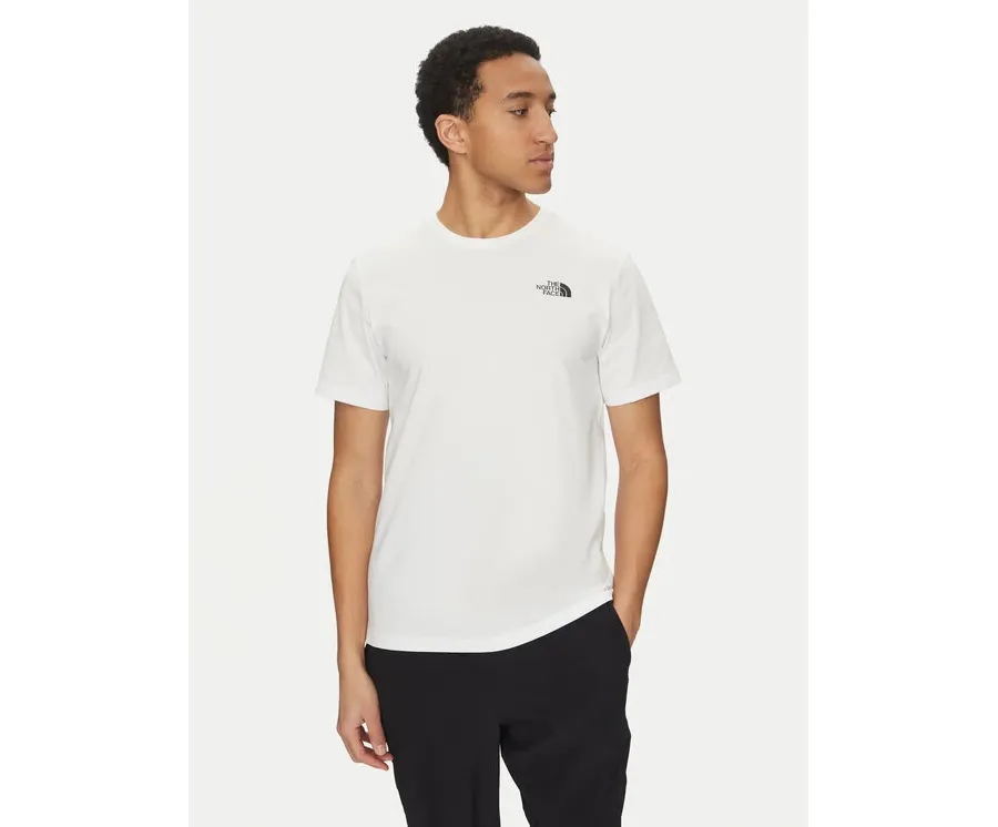 obrazek 1 The North Face T-Shirt Vertical NF0A89FP Biały Regular Fit