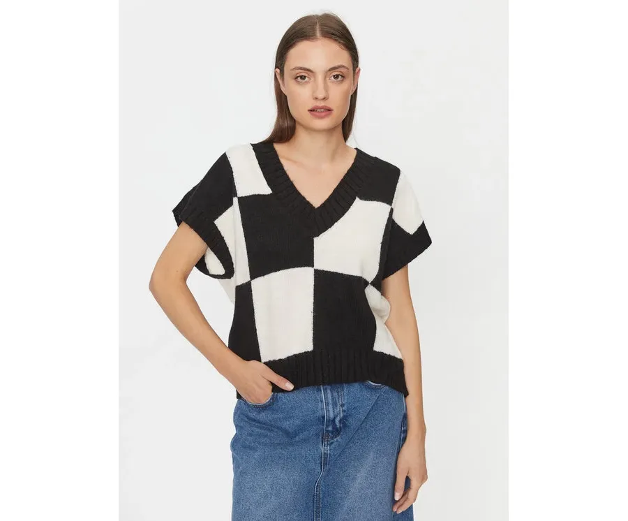 obrazek 1 Noisy May Sweter Lena 27029684 Kolorowy Loose Fit