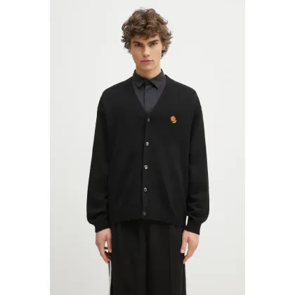 Zdjęcie Kenzo kardigan wełniany Pop męski kolor czarny FF55CA7263LB.99J