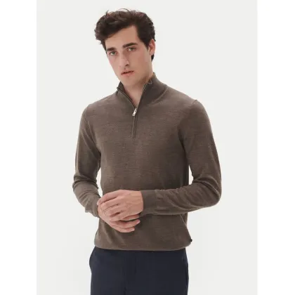 Zdjęcie Matinique Sweter Mason 30207103 Brązowy Regular Fit