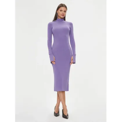 Zdjęcie Patrizia Pepe Sukienka dzianinowa 2A2612/K002-M477 Fioletowy Slim Fit
