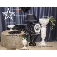 Zdjęcie Dekoracyjna ceramiczna lampa ścienna z kryształami Swarovskiego