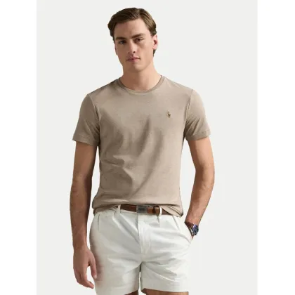 Zdjęcie Polo Ralph Lauren T-Shirt 710740727089 Beżowy Custom Slim Fit