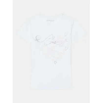 Zdjęcie Guess T-Shirt J5RI38 K6YW4 Biały Regular Fit