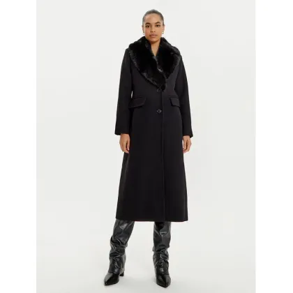 Zdjęcie MICHAEL Michael Kors Płaszcz wełniany 77B6781M12 Czarny Regular Fit