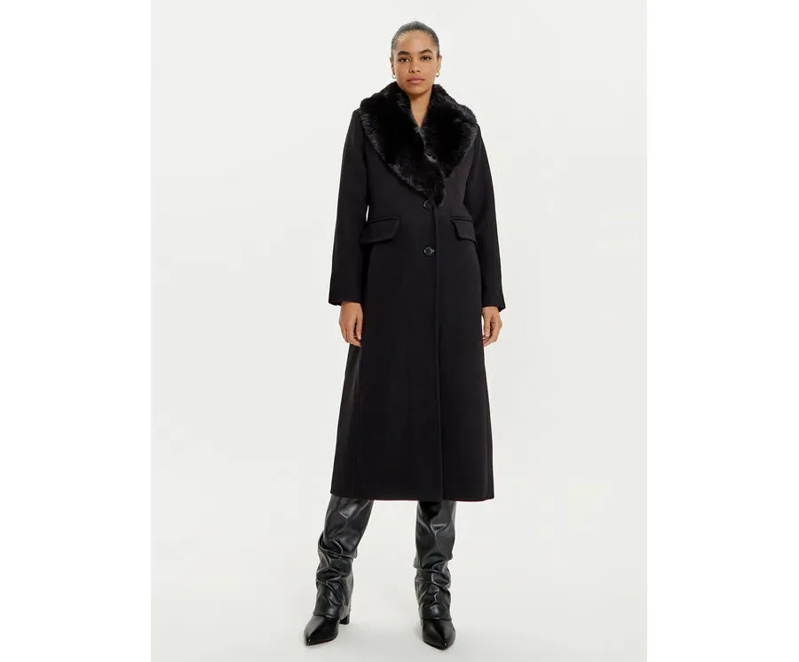 obrazek 1 MICHAEL Michael Kors Płaszcz wełniany 77B6781M12 Czarny Regular Fit