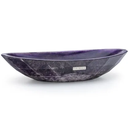 Zdjęcie Wyjątkowa umywalka 60 cm DIAMOND BASIC – VINTAGE, fioletowy, lakier półmatowy