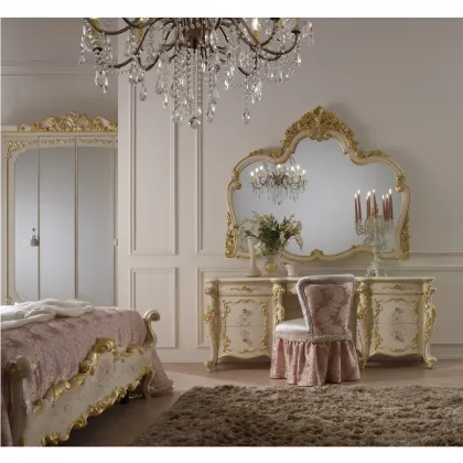 Zdjęcie Elitarna włoska barokowa toaletka do sypialni