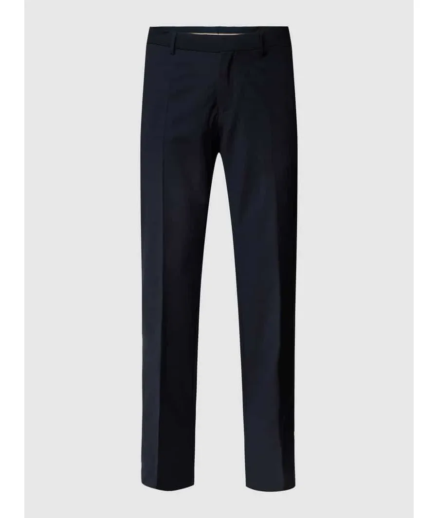 obrazek 1 Spodnie do garnituru o kroju slim fit z wpuszczanymi kieszeniami model ‘Genius’