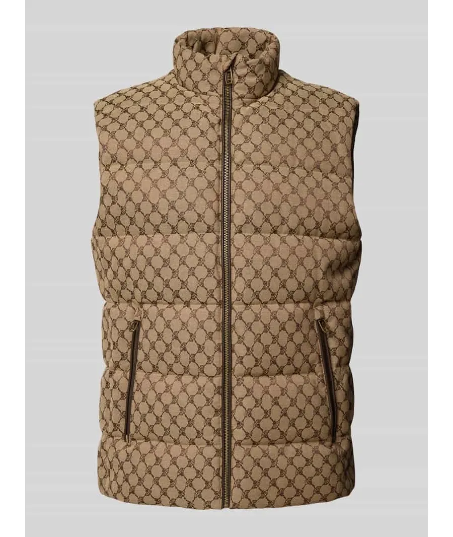 obrazek 1 Kamizelka pikowana o kroju regular fit ze stójką model ‘KORNEZ’