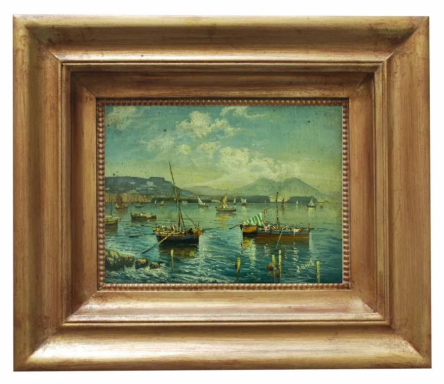 obrazek 1 Włoski obraz z motywem morza 18x24 cm - Luigi Basile
