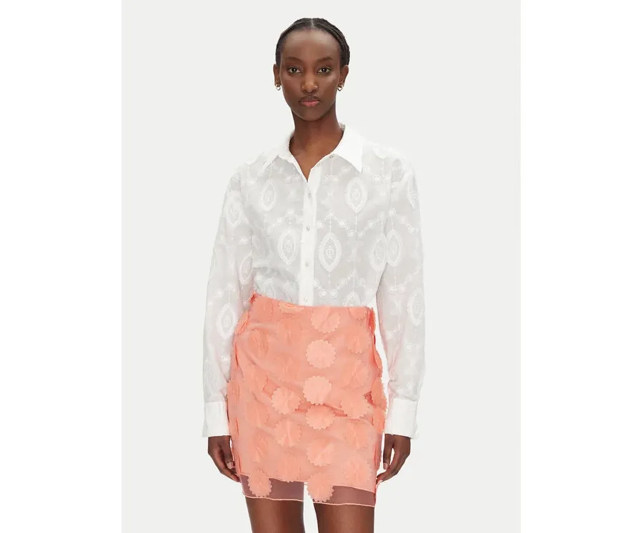 obrazek 1 Bruuns Bazaar Koszula Feodory BBW4508 Biały Loose Fit